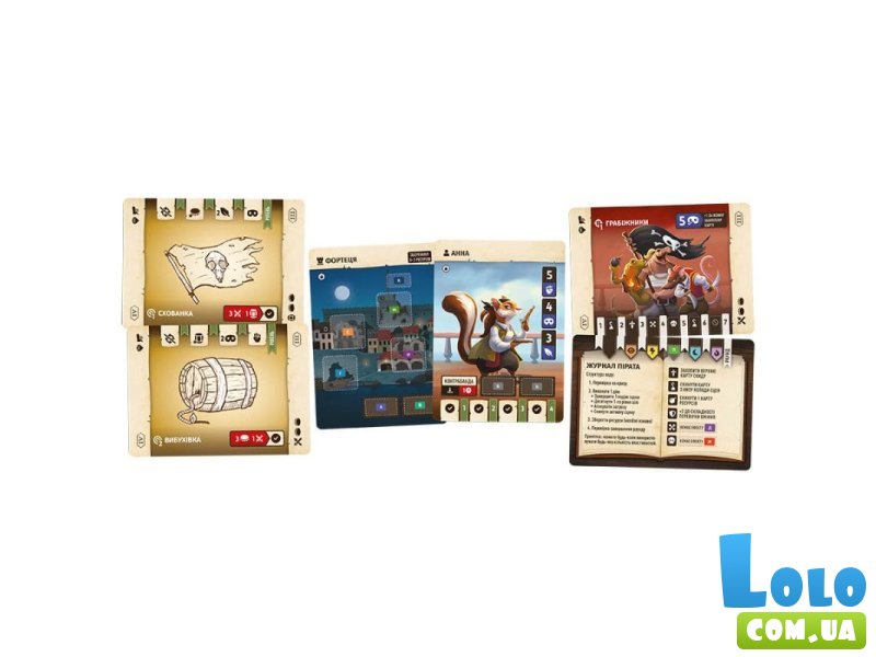 Настольная игра Хвостатые приключения: Пиратское наследие, Geekach