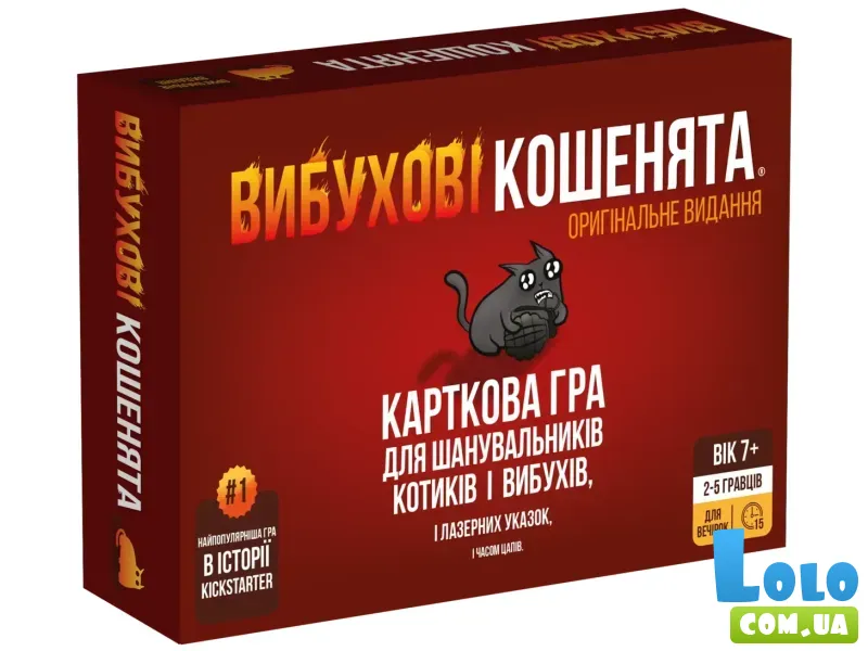 Настольная игра Взрывные котята: Оригинальное издание, Rozum