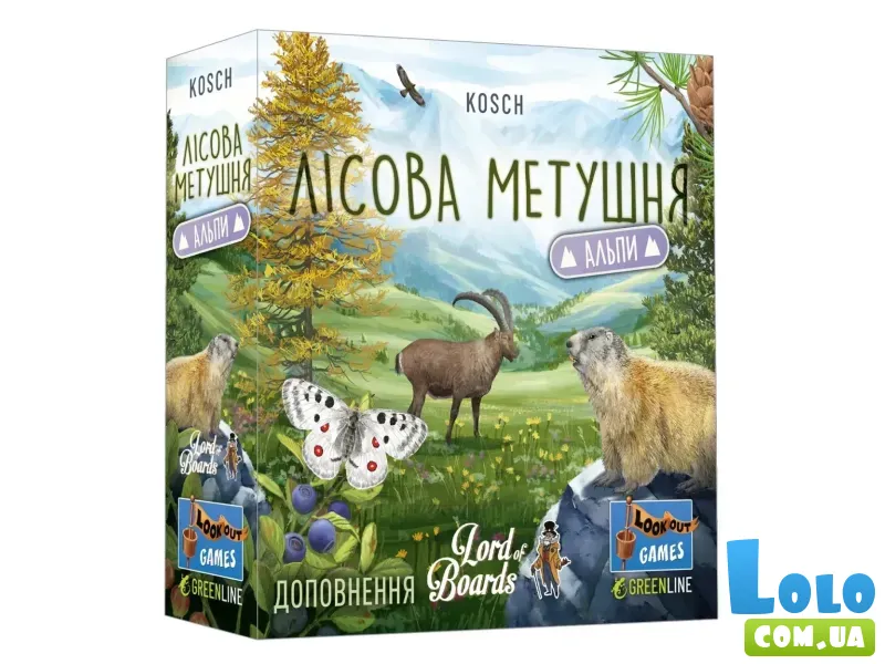 Настольная игра Лесная суета. Альпы, Lord of Boards