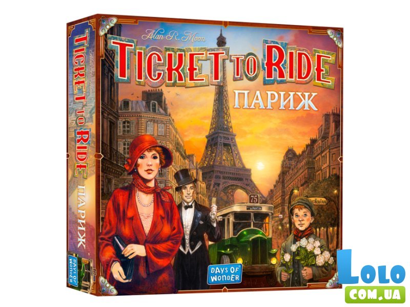 Настольная игра Билет на поезд: Париж, Lord of Boards