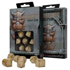 Набор кубиков Dwarven Gold Modern Dice Set, Q-Workshop