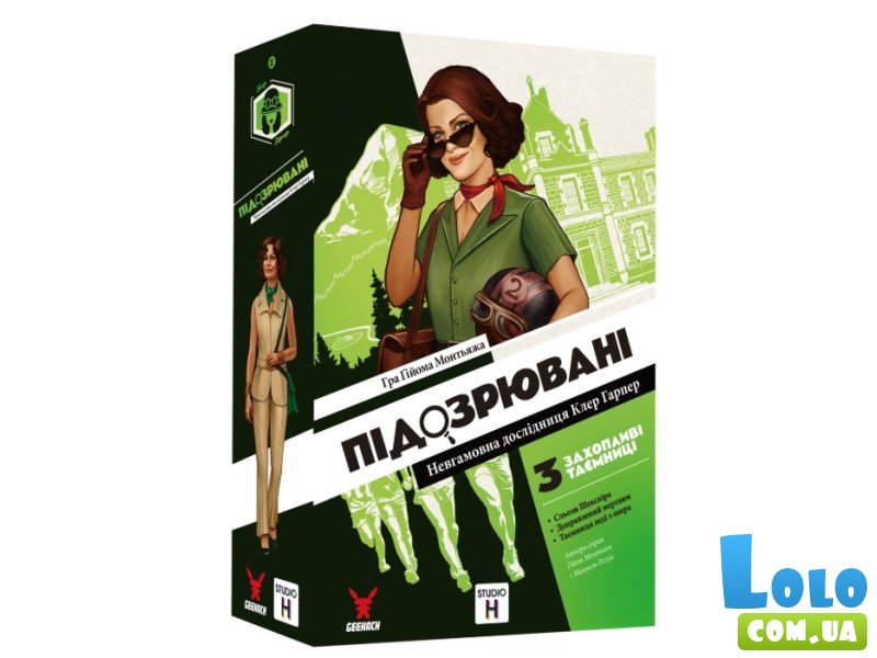 Настольная игра Подозреваемые 2. Неугомонная исследовательница Клэр Харпер, Geekach