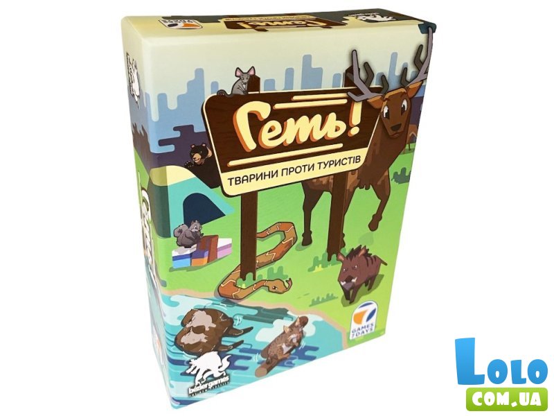 Настольная игра Прочь! Животные против туристов, Games7Days