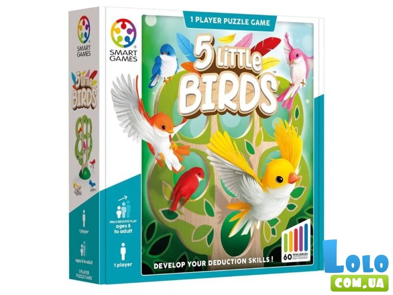 Настольная игра 5 маленьких птичек, Smart Games (англ.)