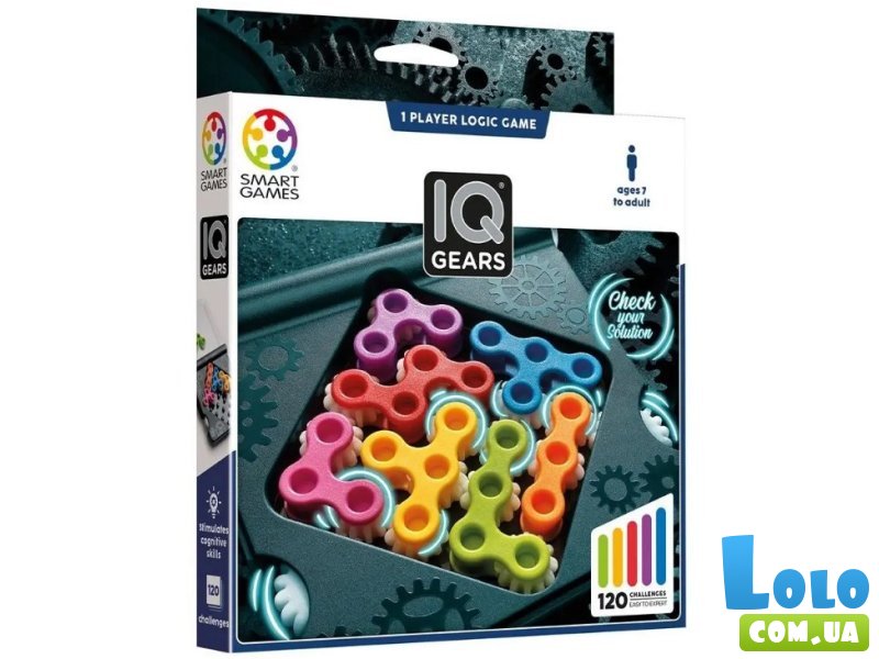 Настольная игра IQ Шестерни, Smart Games (англ.)