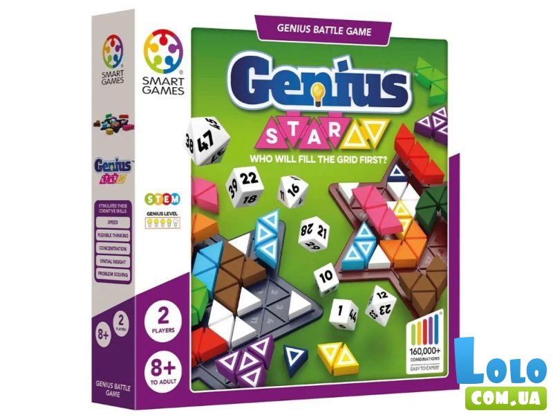 Настольная игра Гениально. Звездная тактика, Smart Games (англ.)