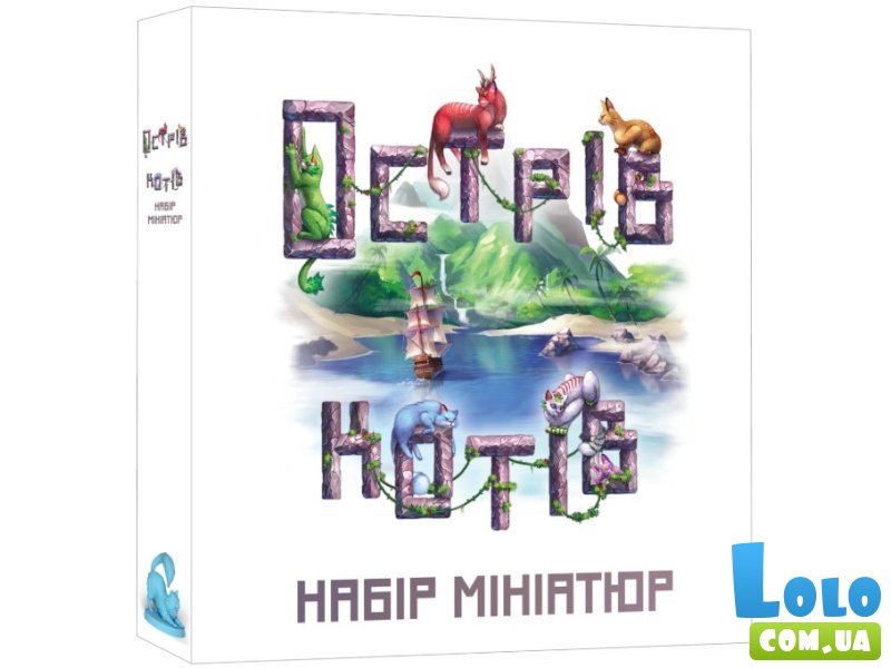 Набор миниатюр к настольной игре Остров котов, Geekach