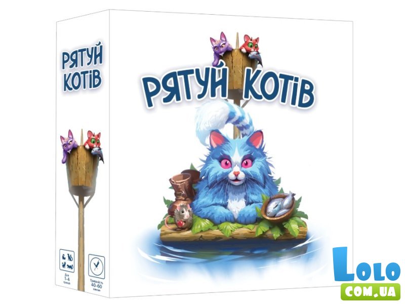 Настольная игра Спасай котов, Geekach