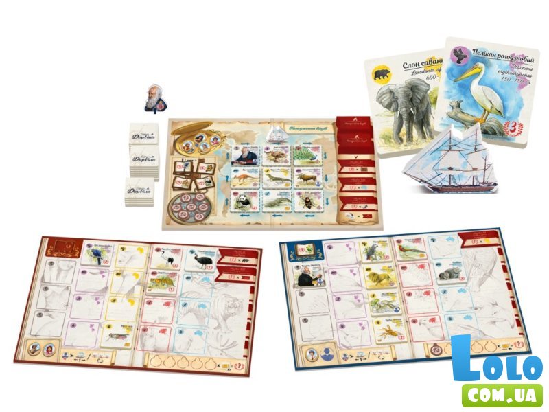 Настольная игра По следам Дарвина, FeelIndigo