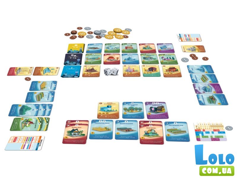 Настольная игра Наши города: Мачи Коро 2, Rozum