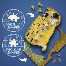 Деревянный пазл Густав Климт – Поцелуй, Trefl, 200 эл.