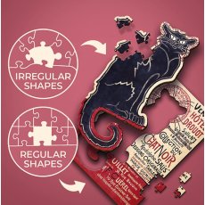 Деревянный пазл Теофиль Стейнлен - Черный кот, Trefl, 200 эл.