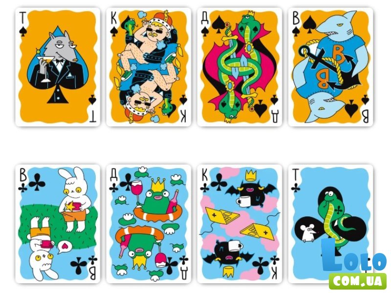 Игральные карты Maliunok, Orner