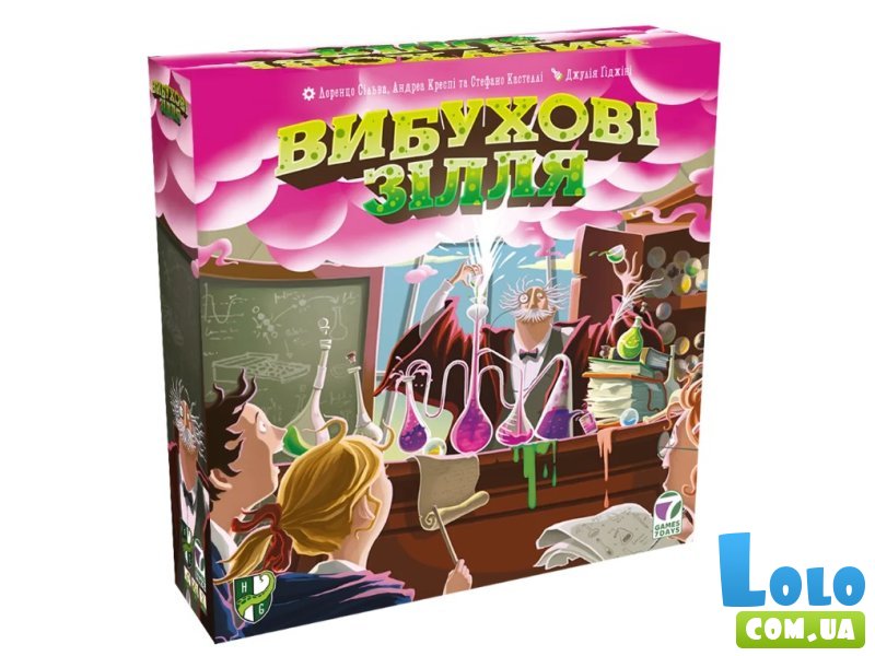 Настольная игра Взрывные зелья, Games7Days
