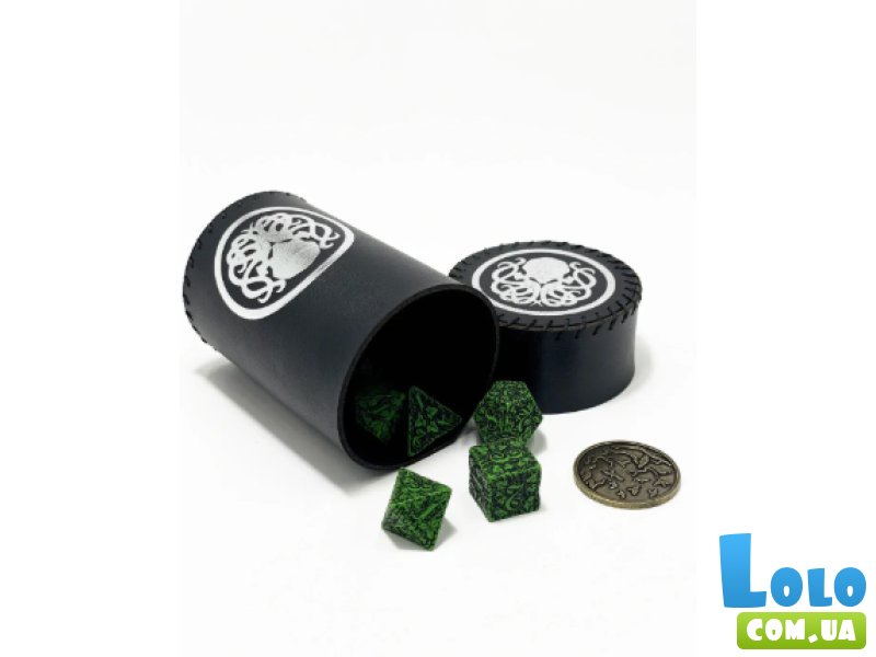 Стакан для кубиков Ктулху черный Dice Cup, Планета Ігор