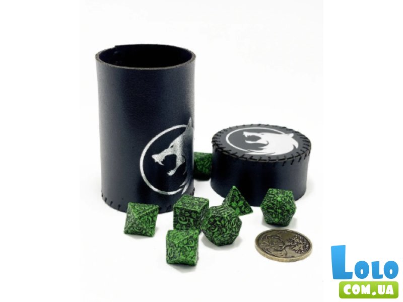 Стакан для кубиков Волк черный Dice Cup, Планета Ігор