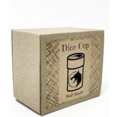 Стакан для кубиков Волк черный Dice Cup, Планета Ігор