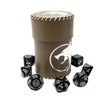 Стакан для кубиков Волк коричневый Dice Cup, Планета Ігор