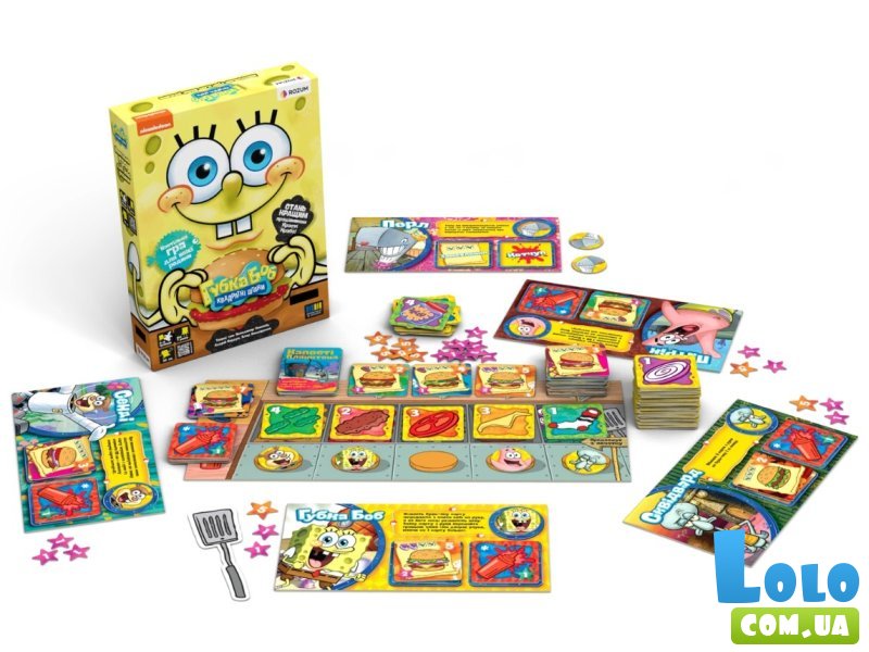 Настольная игра Губка Боб Квадратные Брюки, Rozum