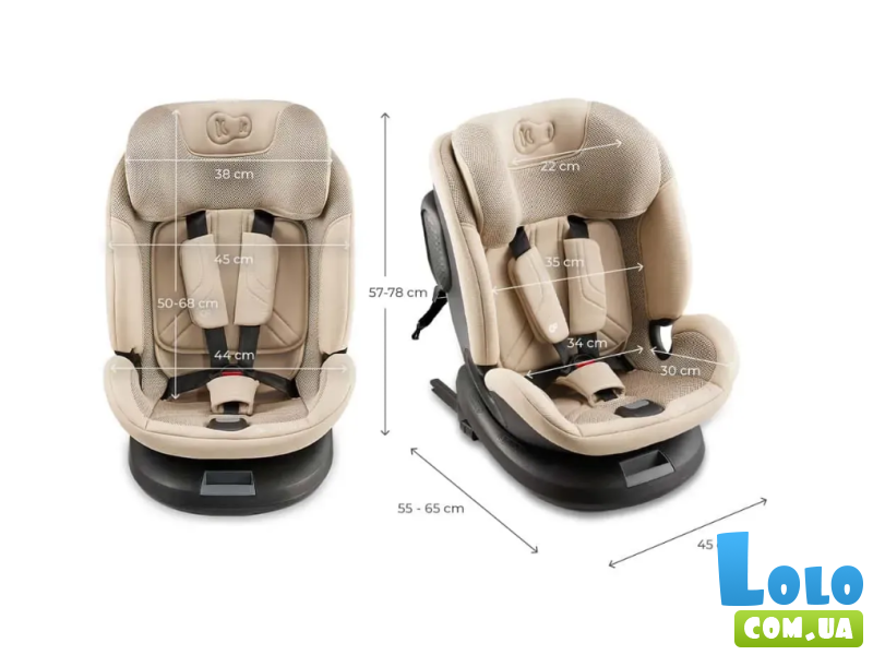 Автокресло Xpedition 3 i-Size, Kinderkraft (Beige)