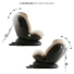 Автокресло Xpedition 3 i-Size, Kinderkraft (Beige)