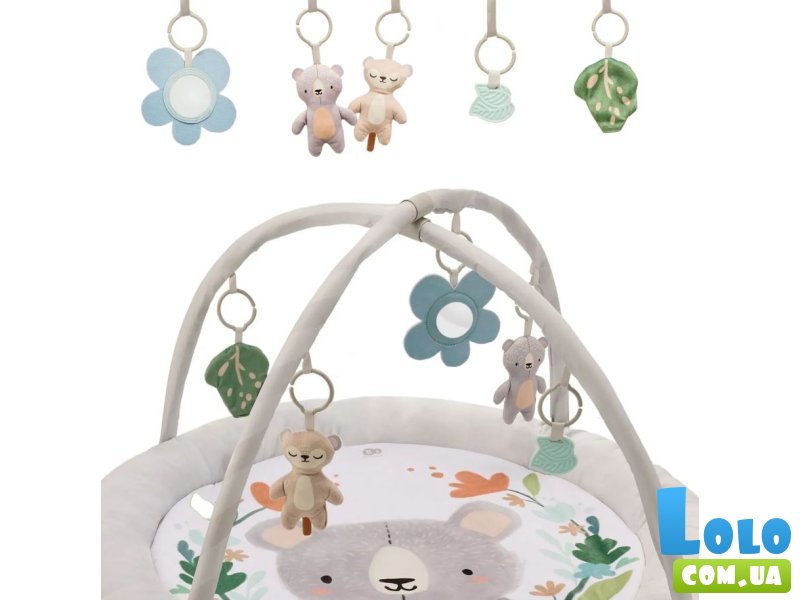 Развивающий коврик Cozyplay, Kinderkraft (Light Grey)