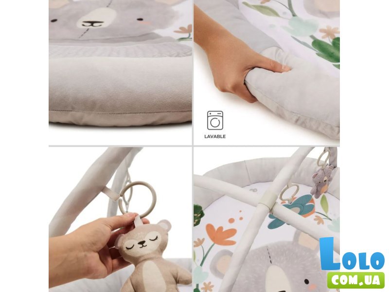 Развивающий коврик Cozyplay, Kinderkraft (Light Grey)