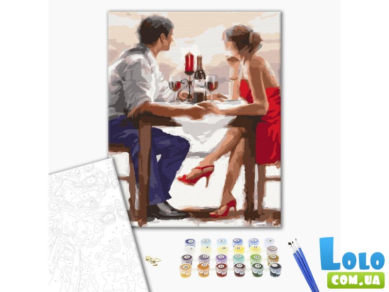 Картина по номерам Свидание, Brushme (40х50 см)