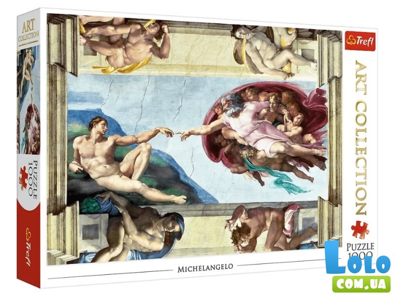 Пазл Арт коллекция: Создание Адама, Trefl, 1000 эл.