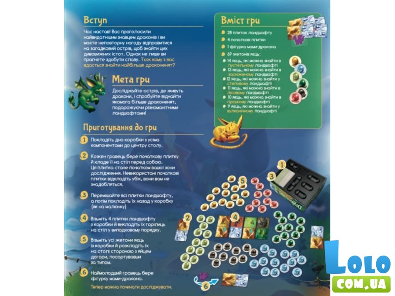 Настольная игра Драгомино (Dragomino), Feel Indigo