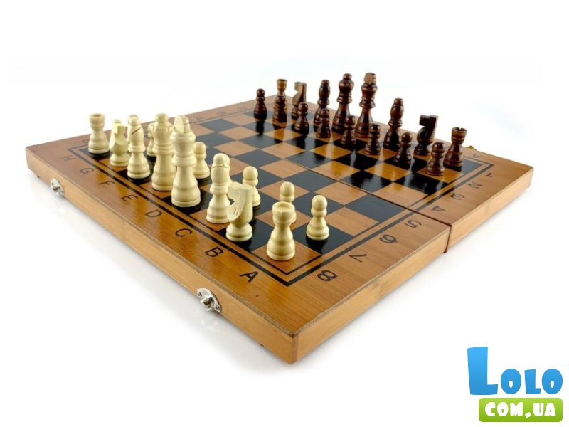 Настольная игра Нарды с шахматами бамбуковые