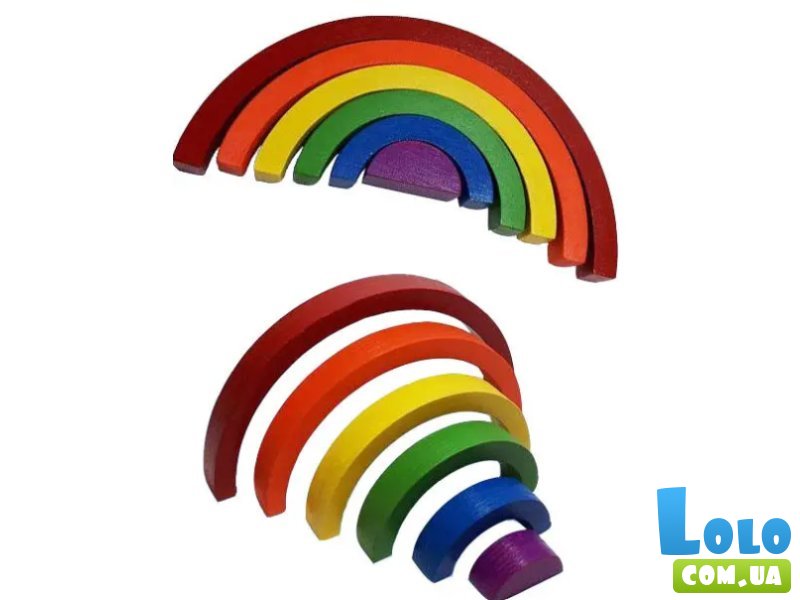 Деревянная пирамидка Радуга, Hega