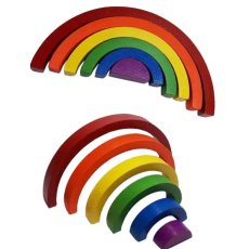 Деревянная пирамидка Радуга, Hega