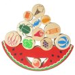 Развивающая игрушка балансир Арбуз Обжора, HEGA