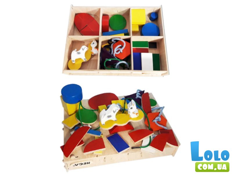 Развивающий игровой набор Монтессори, Hega