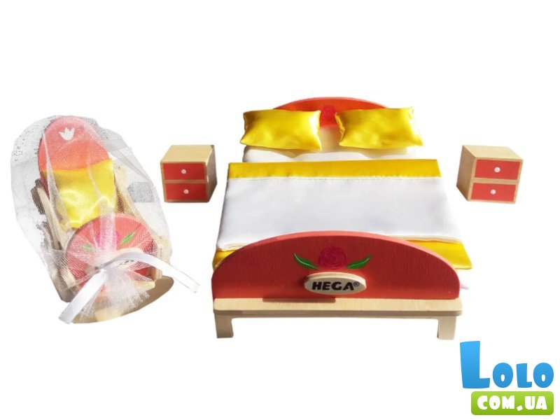 Набор мебели для кукол Спальня, Hega