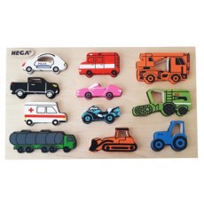 Коврик-дорога с набором машин, Hega