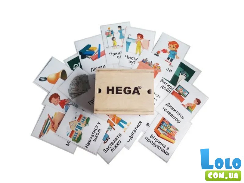 Карточки Пекс для визуальной коммуникации, Hega