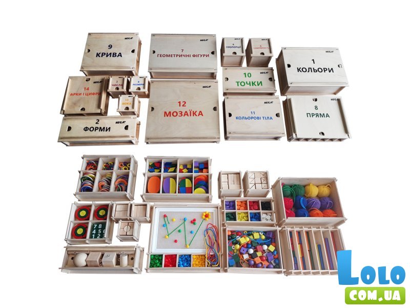 Полный дидактический набор Фребеля, Hega