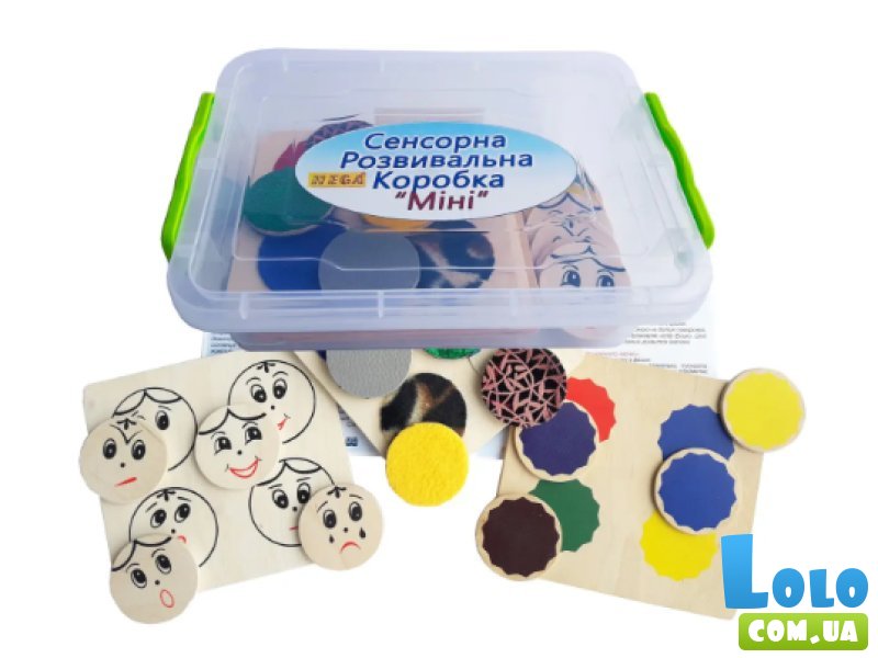 Развивающий набор Сенсорная коробка Мини, Hega