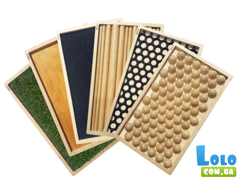 Тактильная сенсорная дорожка с подставкою, Hega