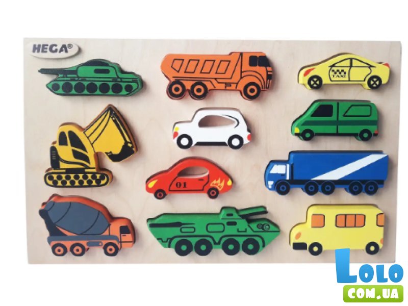 Рамка-вкладыш Машинки, Hega