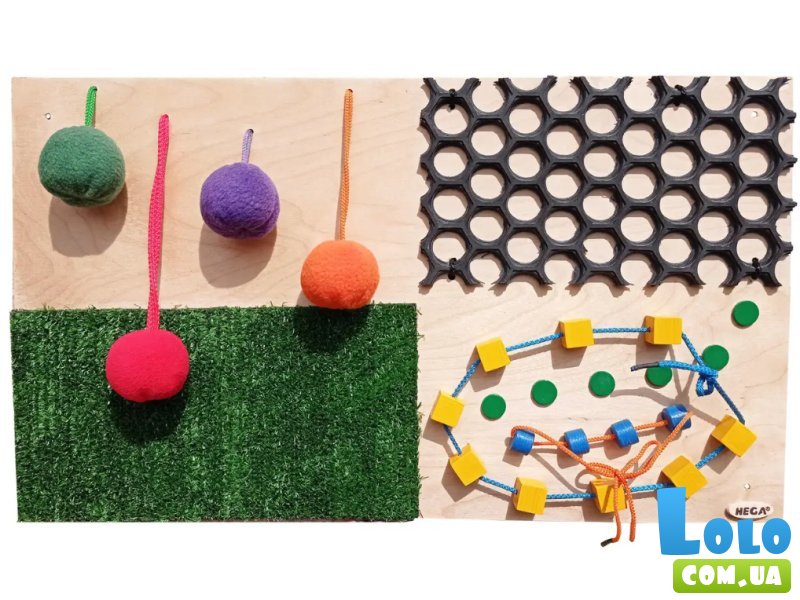 Развивающий набор Тактильная панель мини, Hega