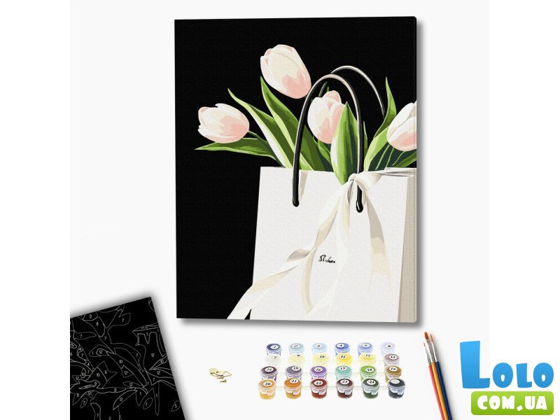 Картина по номерам Нежный подарок, Brushme (40х50 см)