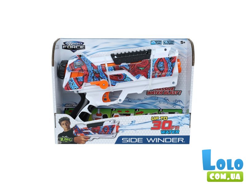 Игрушечный водяной бластер Side Winder, Zing