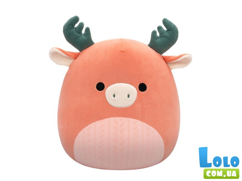 Мягкая игрушка Лось Ромелу, Squishmallows, 30 см