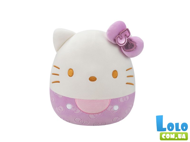 Мягкая игрушка Хелоу Китти, Squishmallows, 20 см (пурпурный)