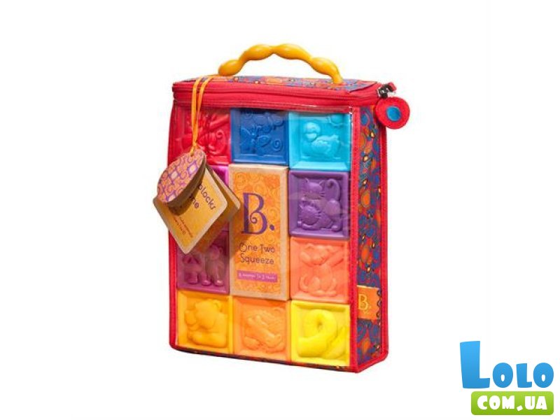 Развивающие силиконовые кубики Посчитай-Ка, Battat