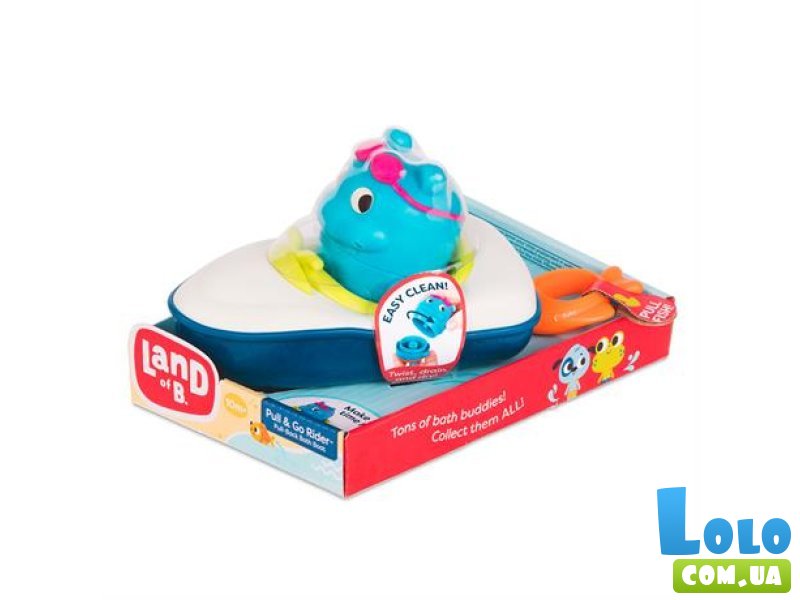 Игрушка для купания Бегемотик Плюх, Battat