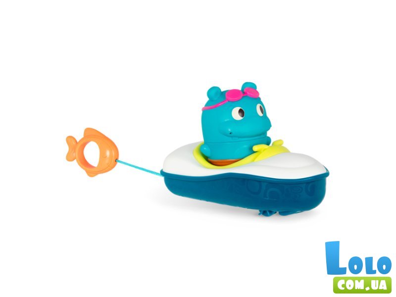 Игрушка для купания Бегемотик Плюх, Battat